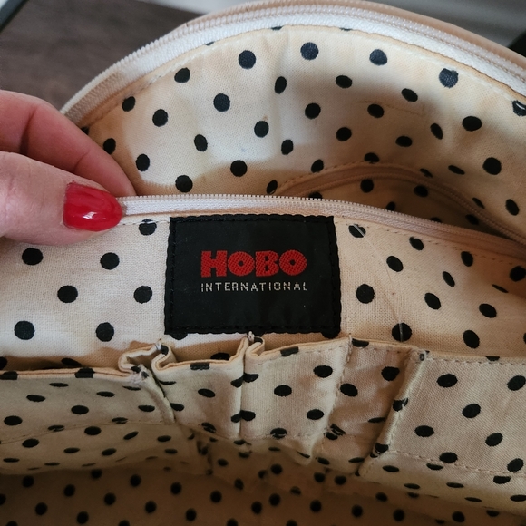 HOBO International White Patent Leather Quilted Shoulder Dust Bag Purse - Picture 8 of 11